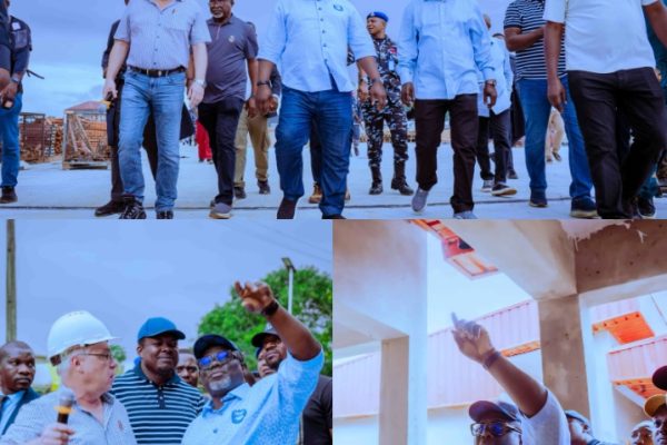 Jubilation, Commendation As Oborevwori Inspects Udu Harbour Mkt, Flyover, Storm Drainage in Warri Jubilation, Commendation As Oborevwori Inspects Udu Harbour Mkt, Flyover, Storm Drainage in Warri
