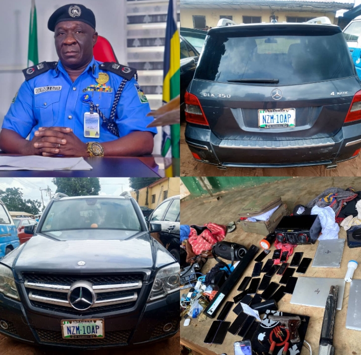 Delta Police Recover Stolen Mercedes Benz, Firearms, Foil Robbery Gang