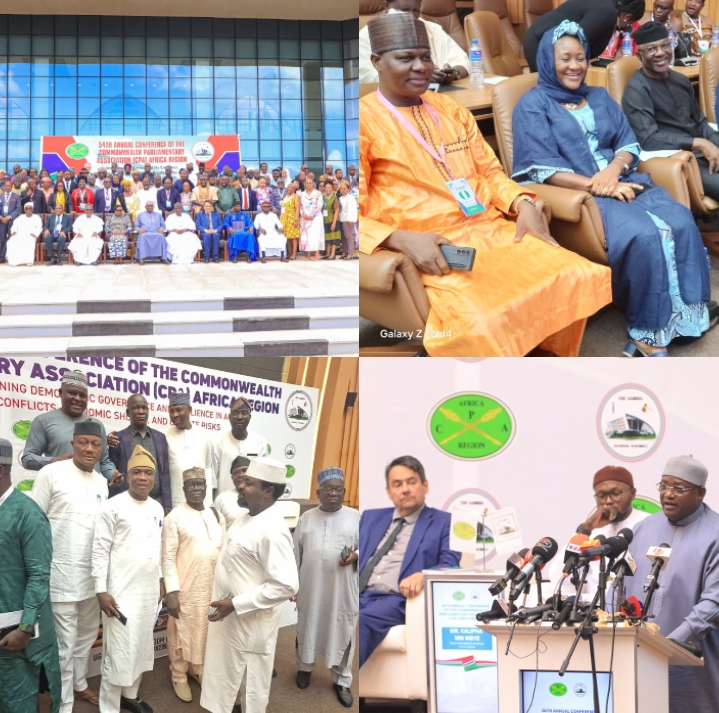 Nasarawa Speaker, lawmakers attend CPA conference in Gambia as President Barrow stresses legislators' role in strengthening democracy