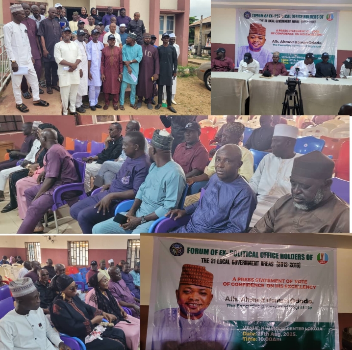 2027: Forum of Ex-political appointees 21 LGAd (2013-2016) backs Gov Ododo 2nd term bid