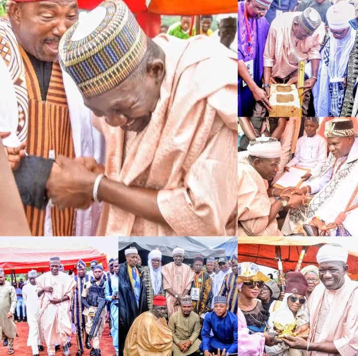 In Kogi, Engr. Bashir Gegu 15m, Sen. Karimi 5m and Reps Aguye 2m donates generously towards Ekuzi Unity house construction