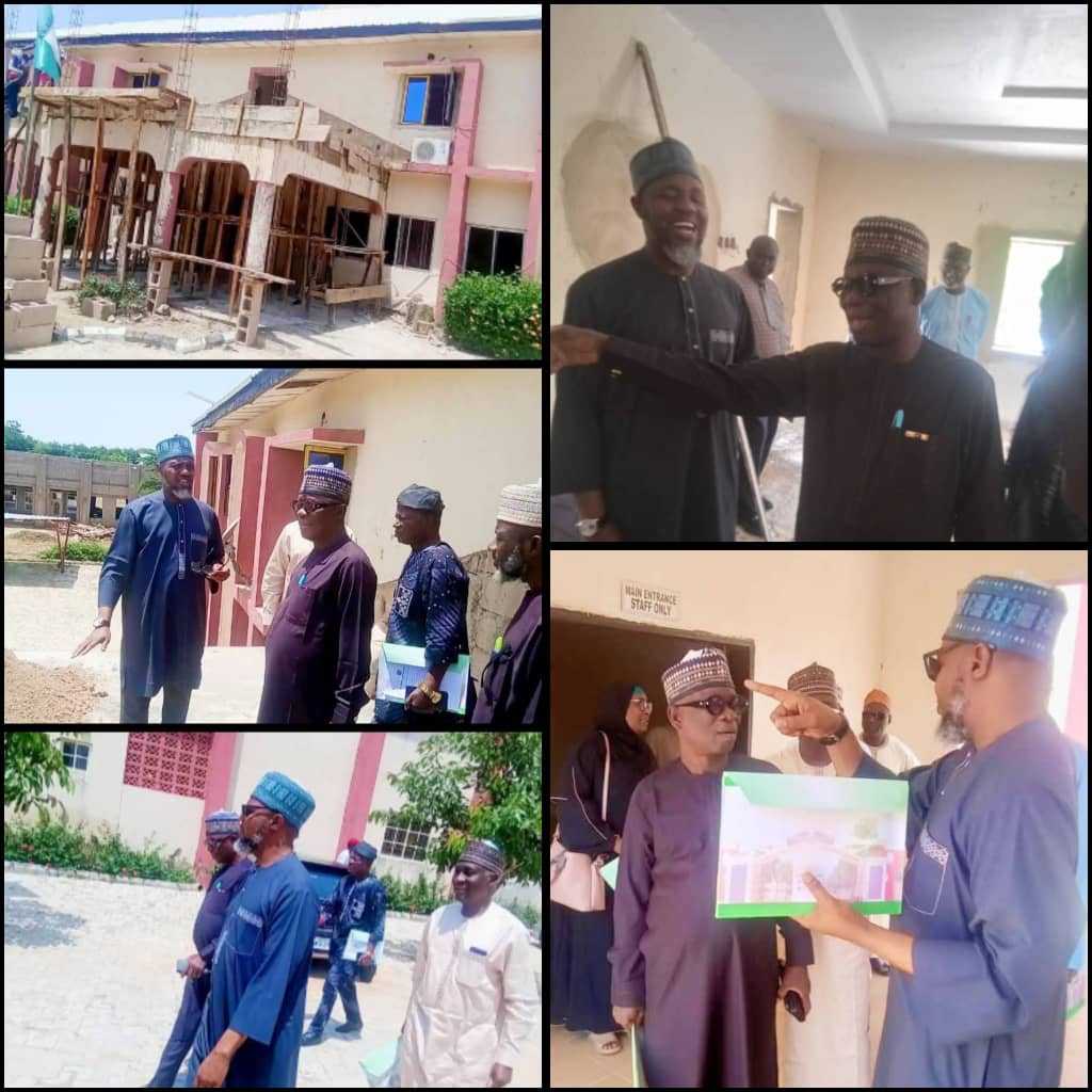 Federal Poly Damaturu Council Chair, Balarabe reaffirms commitment to changing Institution's fortune, inspects renovation work