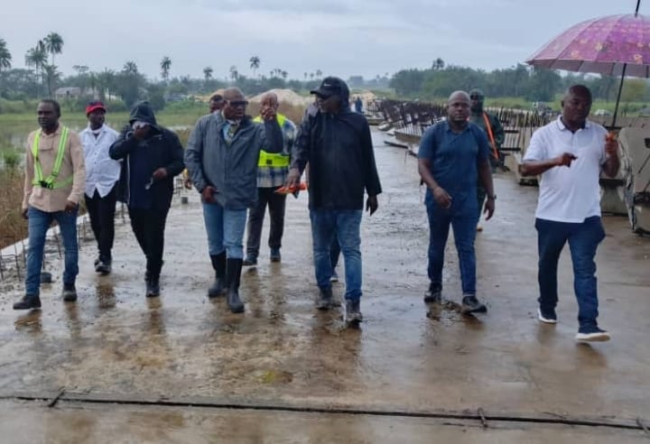 Izeze Commends Progress on Orere Bridge, Lauds Oborevwori’s Infrastructure Commitment