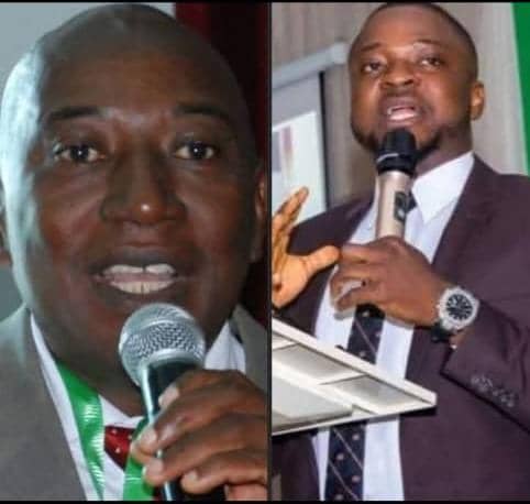 Mr. Sam Israel, the SSA to Sen. Wadada and Special assistant to Wadada on social media, Victor Akawu.