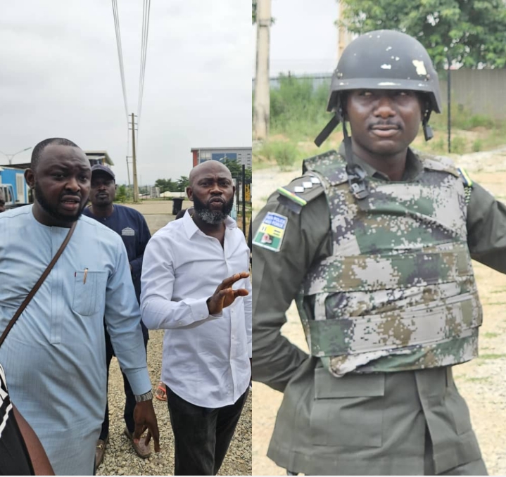 Abuja Estate Site in Turmoil as police Allegedly fire on Olusco group Staff
