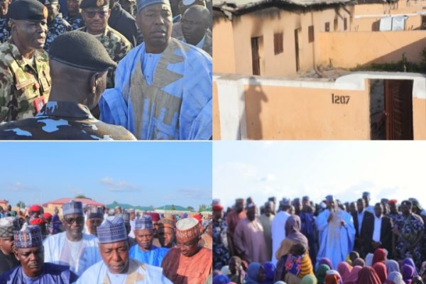 Zulum Visits Families of 63 Slain Borno Residents Zulum Visits Families of 63 Slain Borno Residents