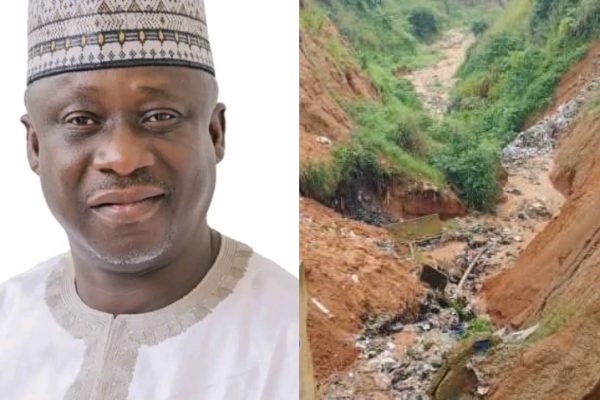 Alhaji Abdulhamid Umar, National Coordinator for ACReSAL, facilitates a World Bank project to tackle Toto gully erosion Alhaji Abdulhamid Umar, National Coordinator for ACReSAL, facilitates a World Bank project to tackle Toto gully erosion