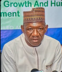Engr. Muhammed Abubakar Bashir Gegu, the Commissioner for Solid Mineral and Natural Resources