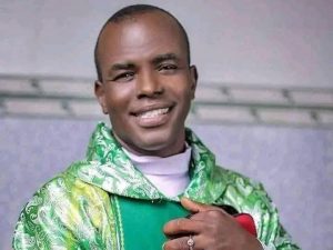 Rev. Friday Ejike Mbaka, al, a prominent Nigerian Catholic priest and founder of the Adoration Ministry in Enugu 