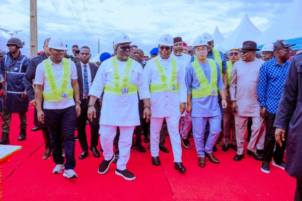 Oborevwori Performs Groundbreaking For Reconstruction Of Warri–Sapele–Benin Road Oborevwori Performs Groundbreaking For Reconstruction Of Warri–Sapele–Benin Road