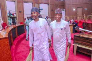 Hon. Musa Saidu Gude representing Uke/Karshi and Hon. Onarigu Onah Kana representing Udege/Loko