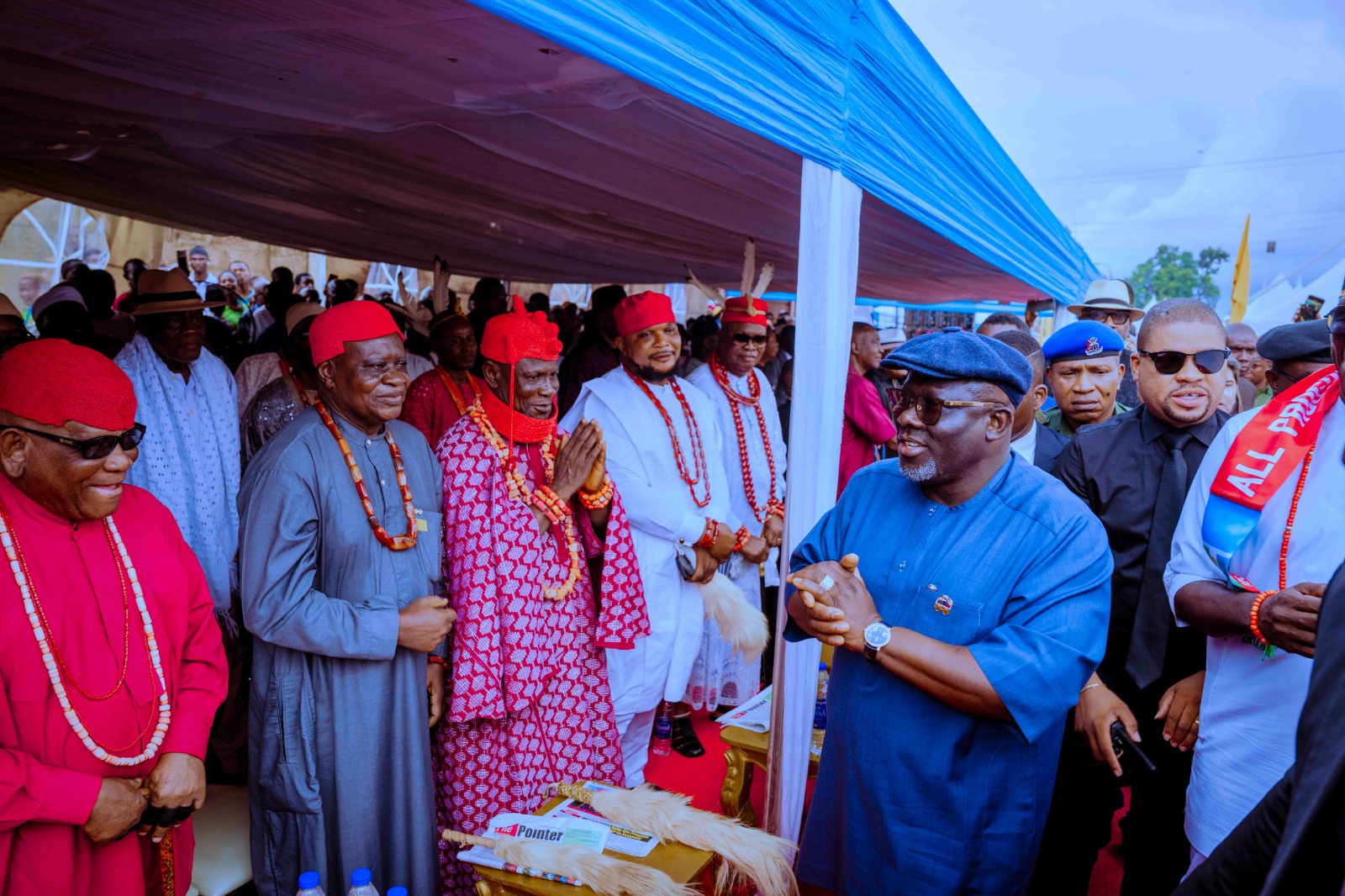 Oborevwori Defies Rain, Flags Off ₦21.3 Billion Ugbolu–Okpanam Road Project