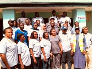 Wadada's medical team during the free medical outreach in Keffi.