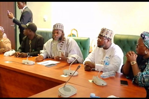 Rep Nalaraba gives Nasarawa youth coalition 10 million Naira and a car Hon. Abubakar Hassan Nalaraba, Comrd. Ja'afar Loko and other NYCN, Nasarawa State representatives during an interactive Session.