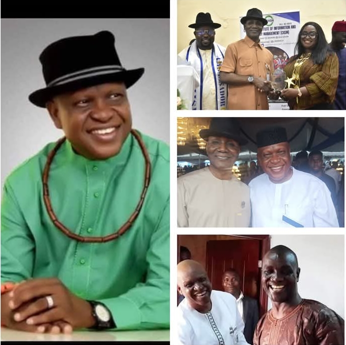Delta APC Chieftain, Otega Emerhor congratulates Oghenesivbe on new award