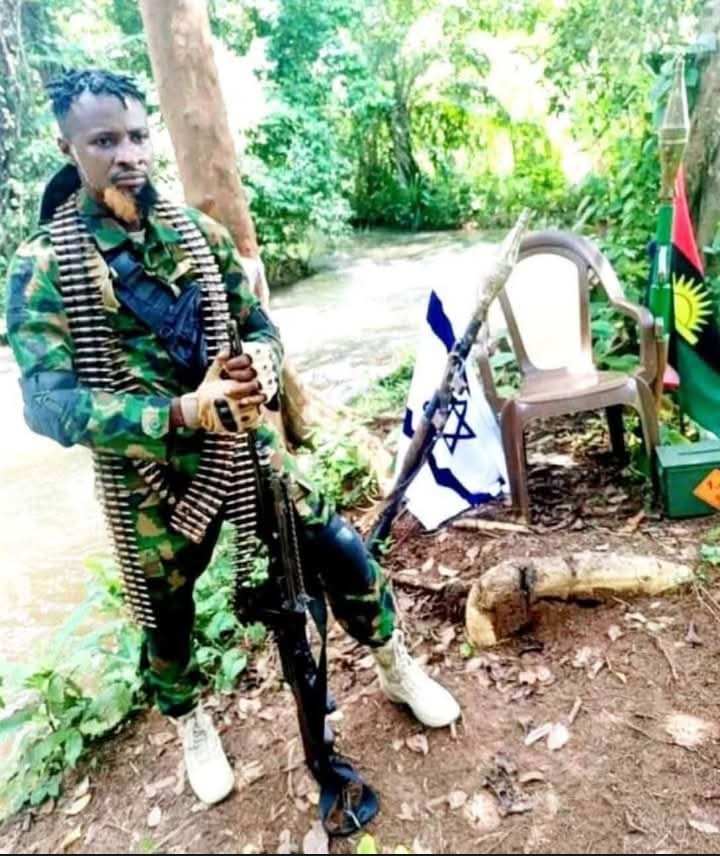 IPOB Terrorist Commander, Ifeanyi Eze, popularly known as Gentle the Yahoo