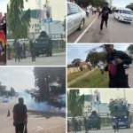 Security tightens in Abuja as #FreeNnamdiKanu protesters’ organisers beaten, arrested Security tightens in Abuja as #FreeNnamdiKanu protesters' organisers beaten, arrested