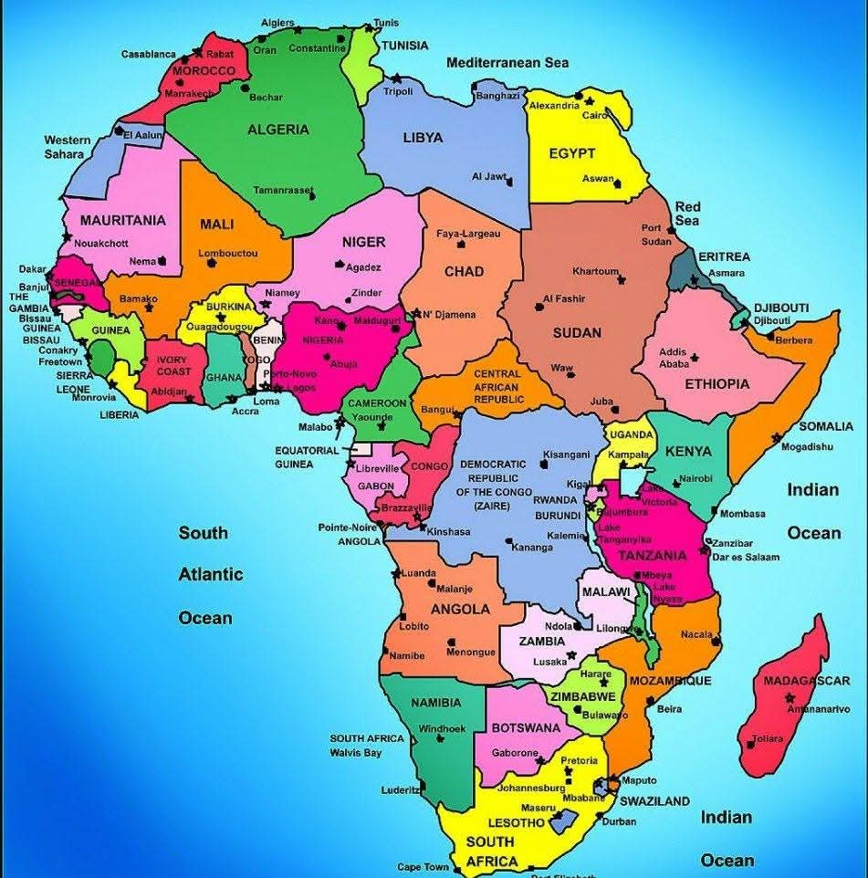 Map of Africa