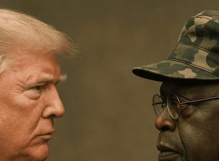 President Donald Trump of United States of America and President Bola Ahmed Tinubu of Nigeria
