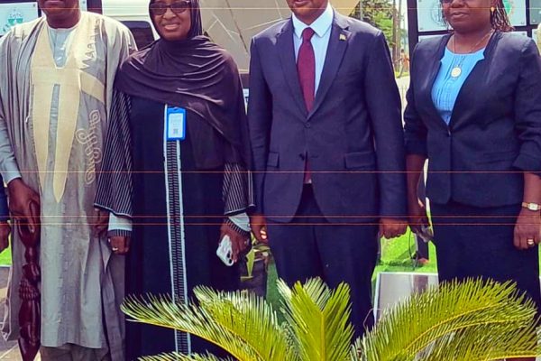 Kenya high commissioner with Prof. Sa'adatu Liman.