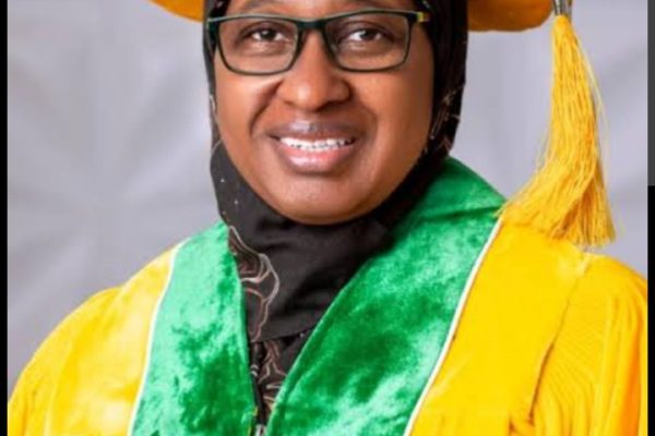 The Vice Chancellor, Nasarawa State University Keffi. Prof. Sa'adatu Hassan Liman.