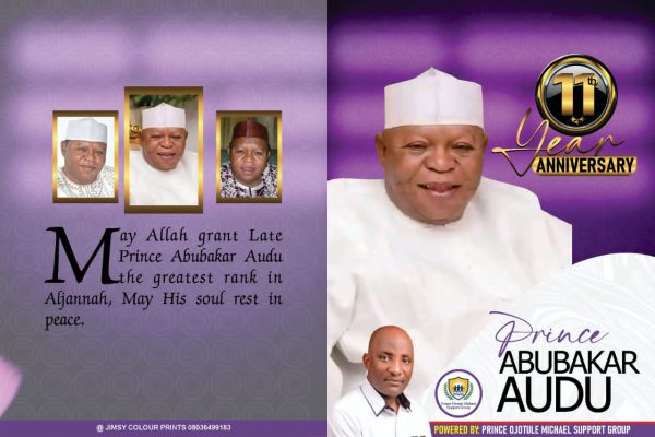 Kogi: Prince Abubakar Audu was a model leader with a strong impact during his terms in office - Prince Michael Ojotule