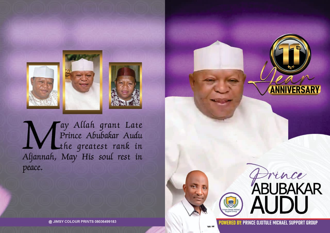 Kogi: Prince Abubakar Audu was a model leader with a strong impact during his terms in office - Prince Michael Ojotule