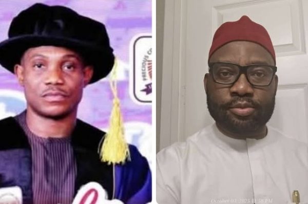 Bahadur salutes Pastor Jerry Eze on honorary conferment by Precious Cornerstone University, Ibadan