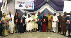 Dr. Anjugu and others during the Unveiling/ book launch.