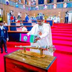 Governor Abdullahi Sule presenting 2026 budget to State Assembly on Wednesday
