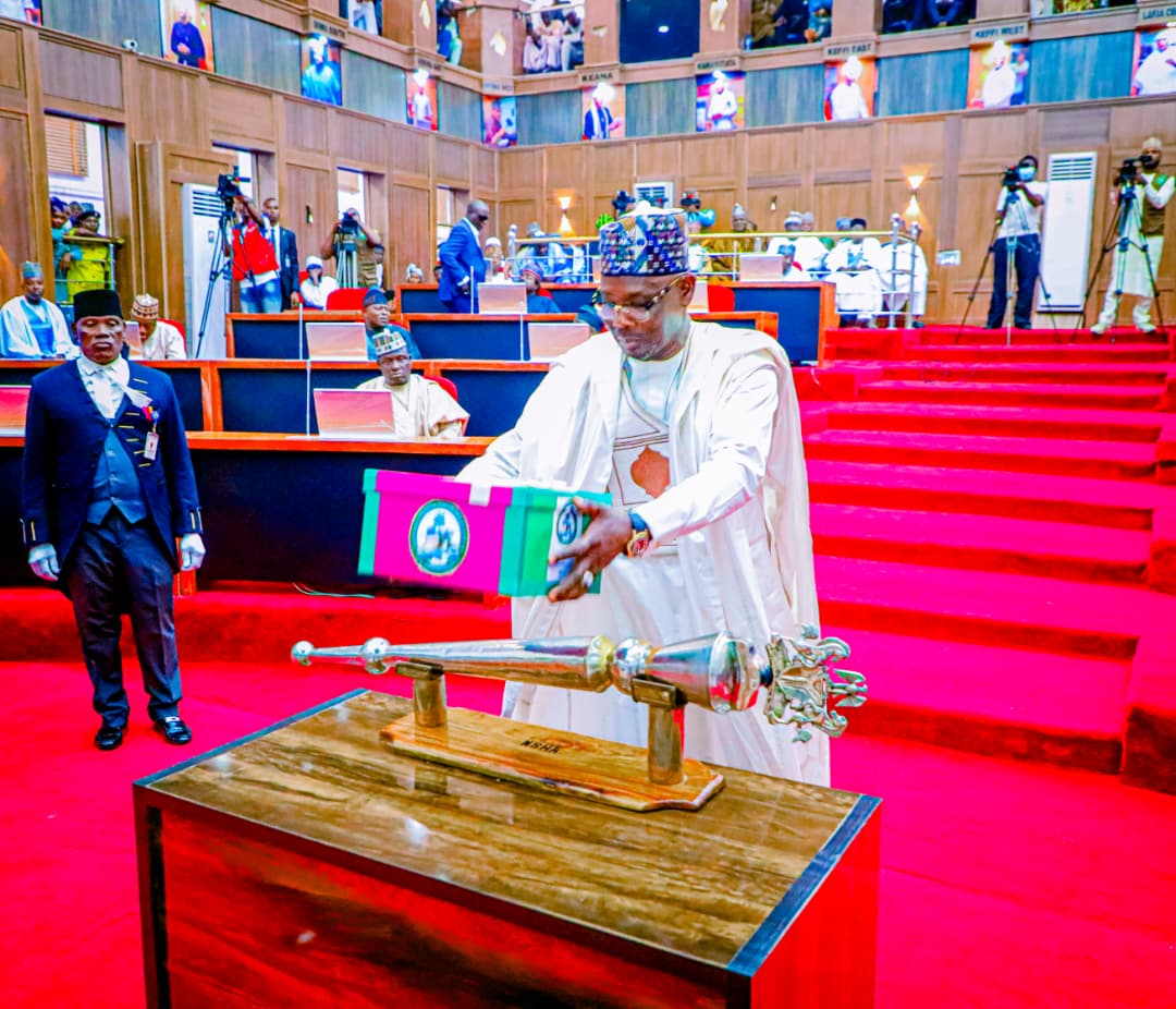 Governor Abdullahi Sule presenting 2026 budget to State Assembly on Wednesday