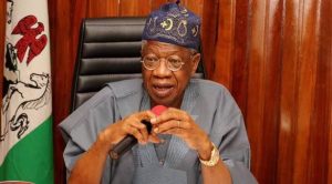 Former Minister of Information and Culture, Alhaji Lai Mohammed