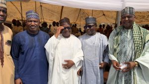 From Left: Barr. Muhammed Musa Tanko Osuku, Arc. Muhamme Ibrahim Ja'afar, Dr. Musa Muhammed Maikaya and Barr. Yakubu Galadima
