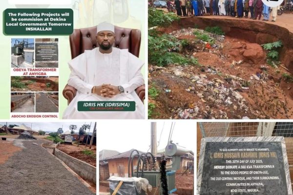 Idris HK Foundation Supports Kogi Communities with Transformer, School Fees and Projects