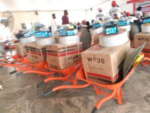 Mining Equipments sponsored by Hon. Jonathan Gaza Gbwefi.