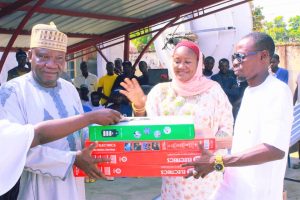 Hon. Hajarat Danyaro Ibrahim Ph.D, the representative for Nasarawa Central Constituency in the Nasarawa State House of Assembly's empowerment items