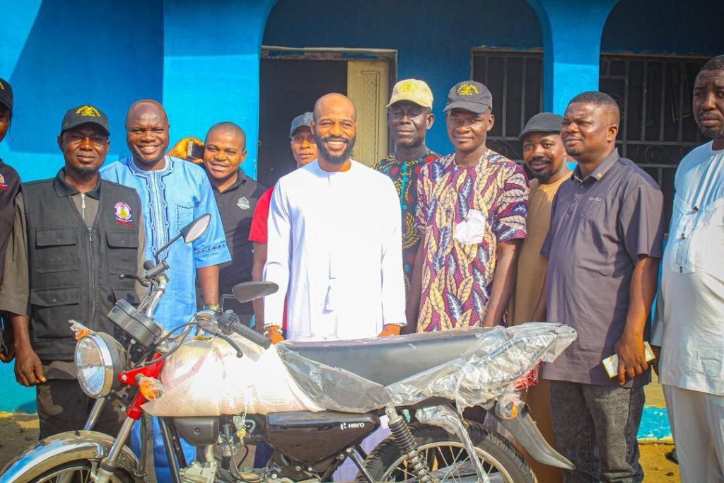 Nihi Donates Motorcycle to Forest Guards to Boost Security in Kogi