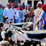 Again, Kogi Gov's Aide John Nihi Goes All-In on Community Safety, Donates Motorcycles to Vigilantes & Hunters to fight Crime