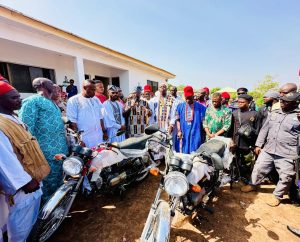 Again, Kogi Gov's Aide John Nihi Goes All-In on Community Safety, Donates Motorcycles to Vigilantes & Hunters to fight Crime