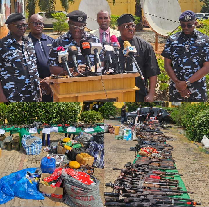 Delta Police Record Major Crime-Fighting Gains, Recover 144 Firearms, Arrest 627 Suspects