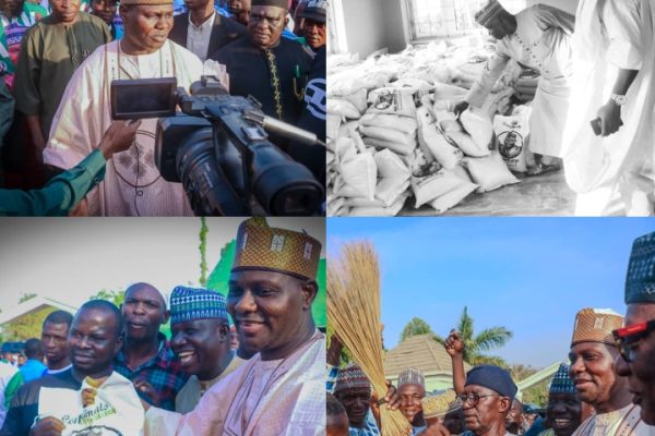 Christmas Cheer: Nasarawa Speaker Jatau Splashes N30m on Rice, Cash for Constituents, Receives 106 Defectors into APC