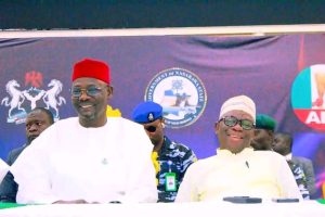 Governor Abdullahi Sule and former Speaker, Rt. Hon. Ibrahim Balarabe Abdullahi 