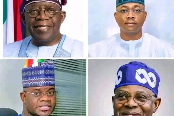 Bola Tinubu, Usman Ododo, Yahaya Bello and James Faleke