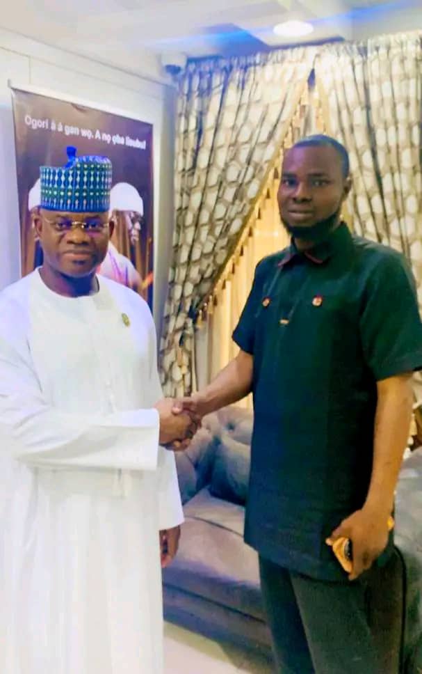 Former Kogi State Governor, Alhaji Yahaya Adoza Bello and Prince Muhammed Otaiki, Senior Aide to Governor Ahmed Usman Ododo