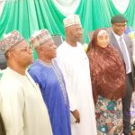 Gov. Sule, Minister of state for education, Suwaiba Said, the Chun Mada, others at NCCE Meeting at COE Akwanga.