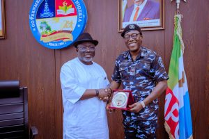 Delta State Governor, Rt. Hon. Sheriff Oborevwori and Delta State Police Command, CP Aina Adesola