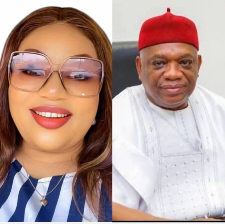Oluchi Oparah, former National Treasurer of the Labour Party and Senator Orji Uzor Kalu, former Abia State governor and current senator representing Abia North in the Senate