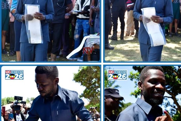 #UGDecides2026: Bobi Wine Casts Vote Amid Poll Tech Glitches