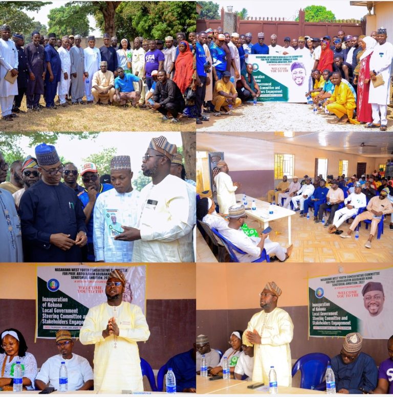 Nasarawa West Youth Committee Concludes Phase One of Tour in Kokona LGA, Inaugurates Steering Committee for Prof. Kana’s Senatorial Bid
