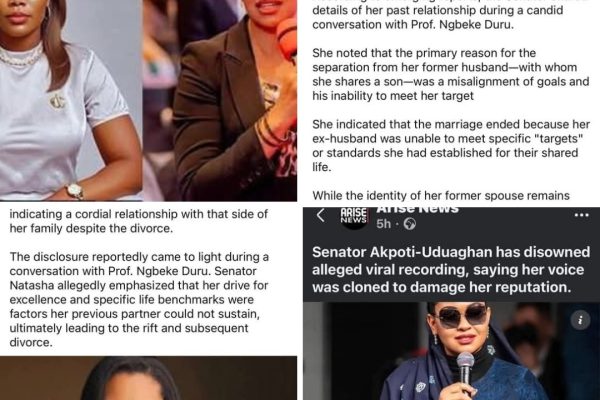 I recall that she insisted the voice in circulation was not hers. I recall that she maintained she never spoke with me. I recall that she categorically stated she did not know anyone by the name of Prof. Mgbeke